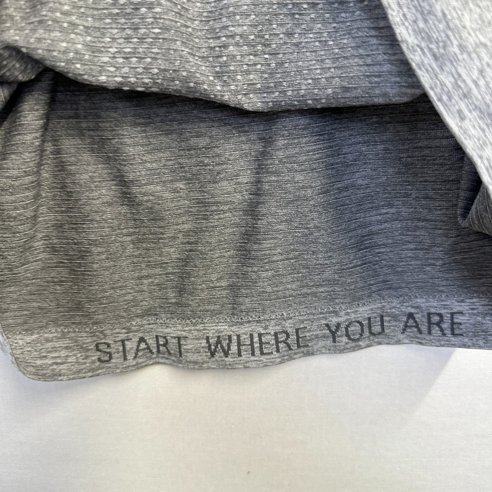 Lululemon Seamless Athletic Short Sleeve Top Gray Women's Size 4 - Picture 8 of 11